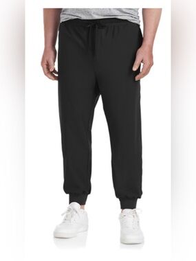 Society of One Joggers Men's 2XL Black Drawstring Elastic Waist Tapered Pants